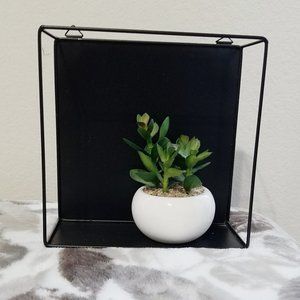 Black Accent Hanging Wall Decor Shelf
